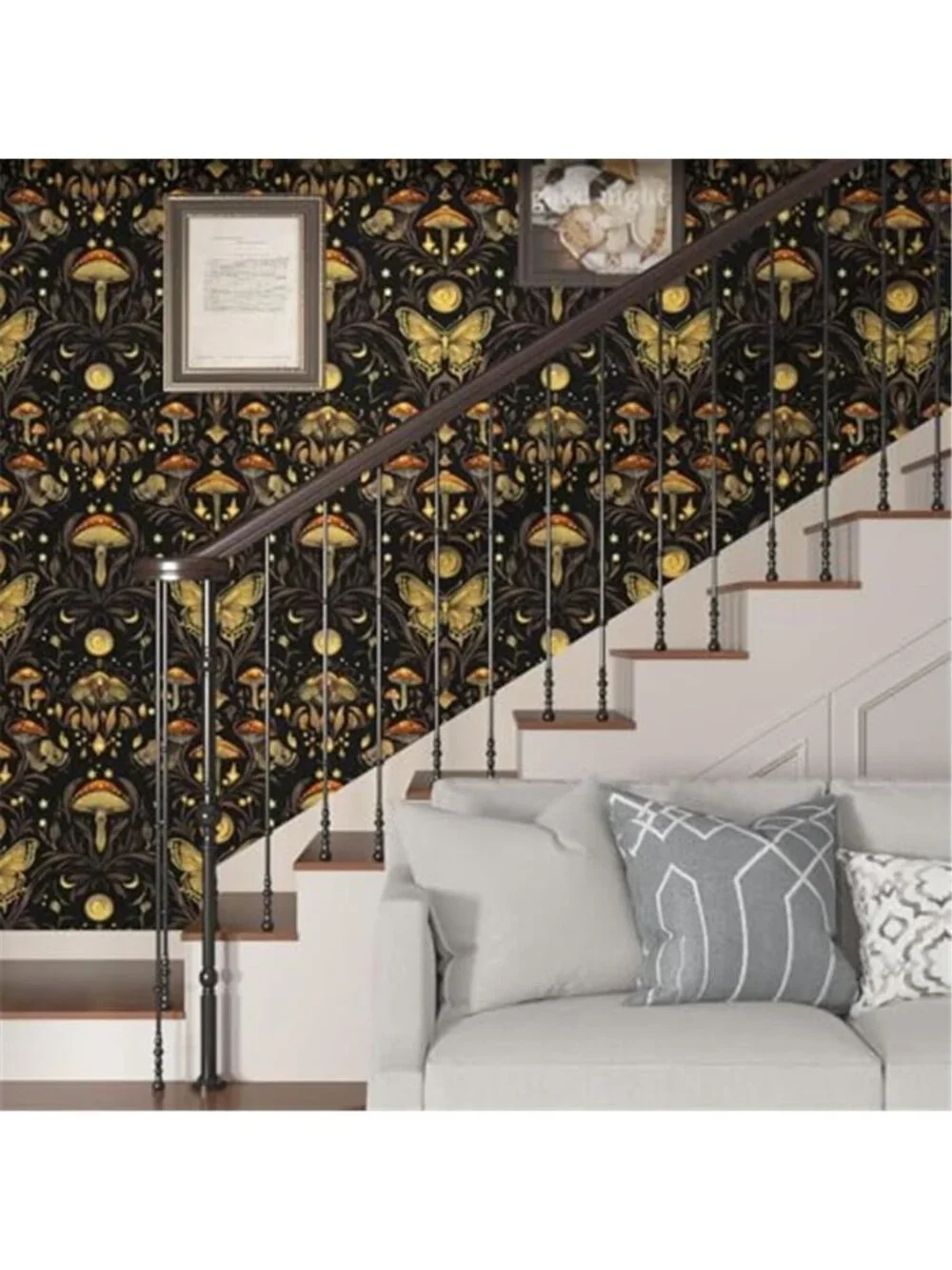 Peel Stick Floral Butterfly Wallpaper Vintage Removable Contact Paper Decor